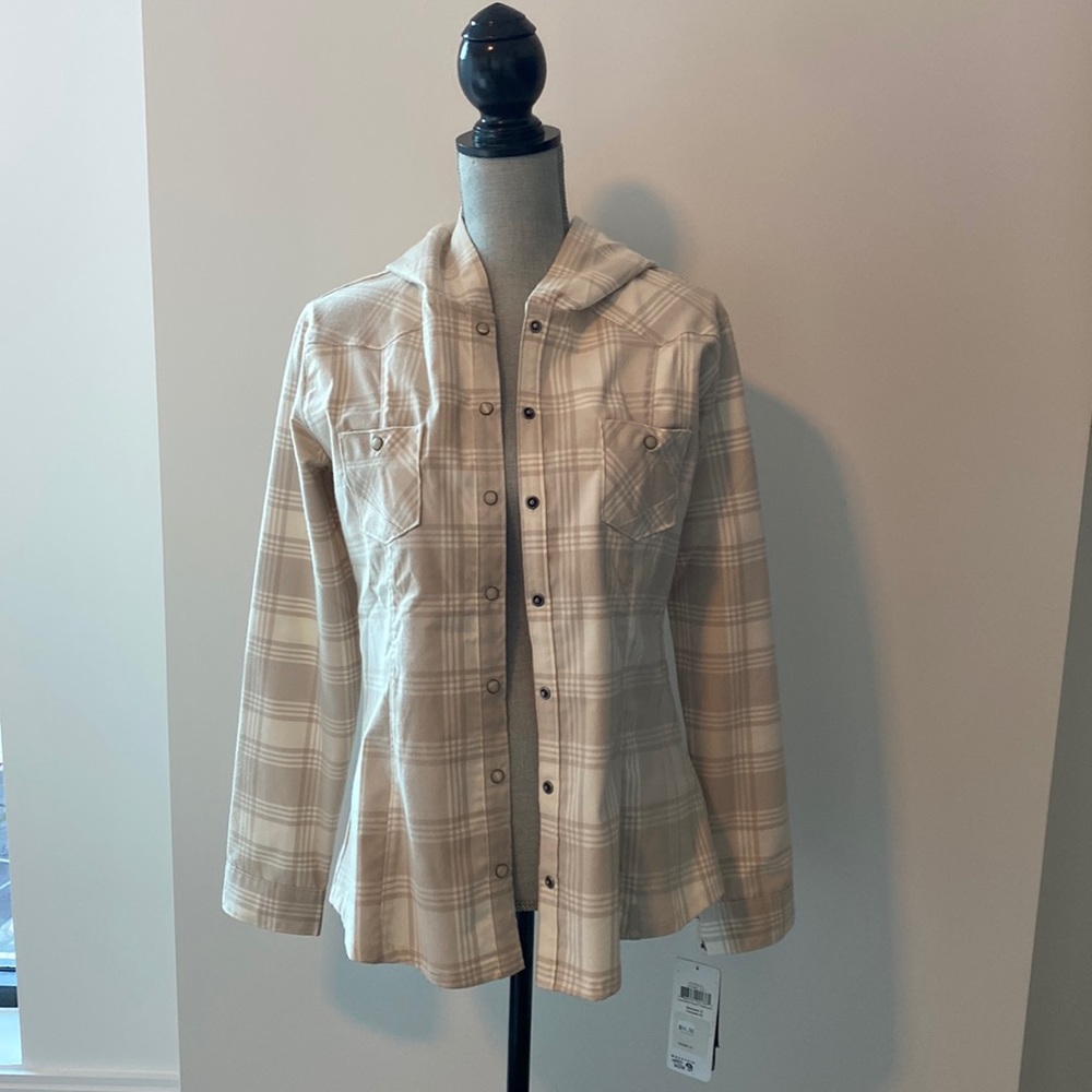 NWT Mountain Hardware Stretchstone Hooded Flannel